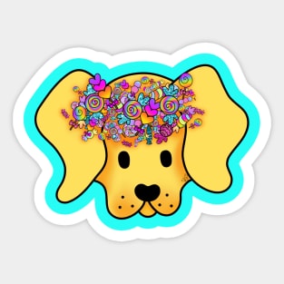 Sweet Puppy - Blue Sticker